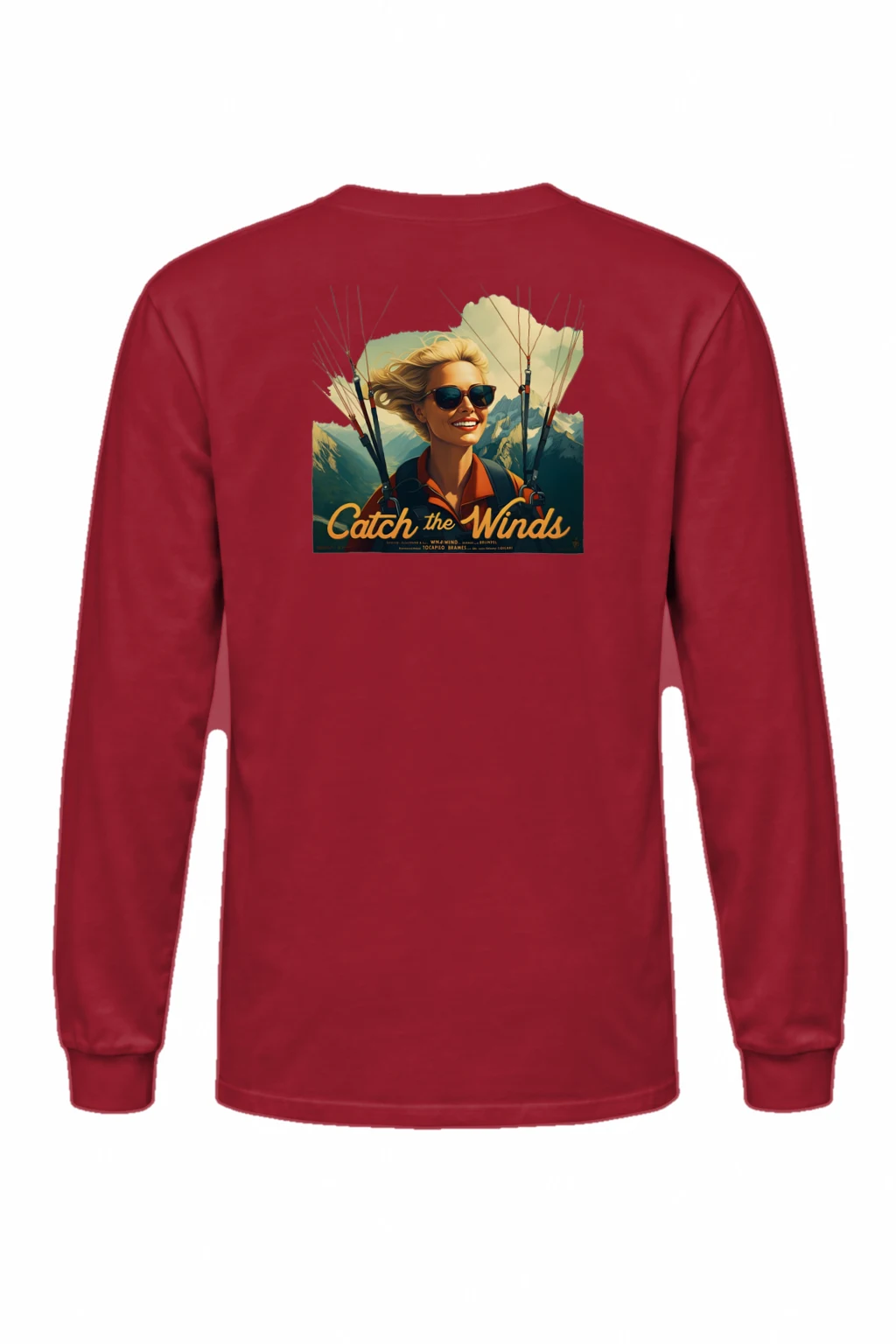 "Catch The Winds" Unisex Longsleeve T-shirt | Gildan 2400