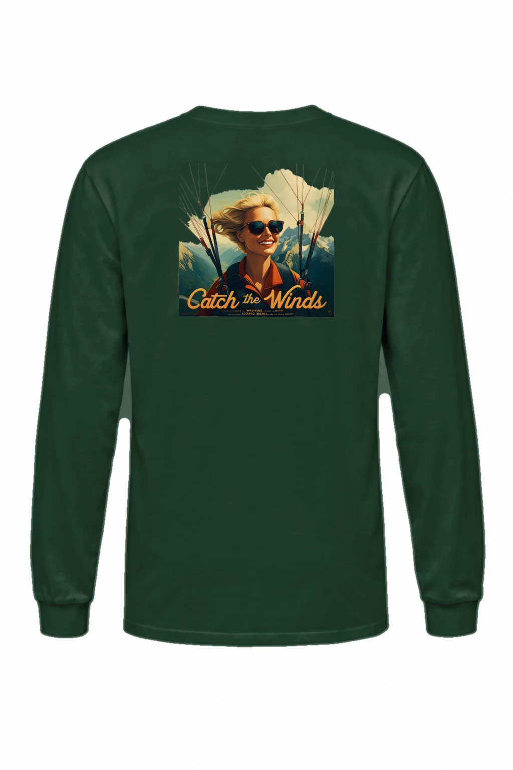 "Catch The Winds" Unisex Longsleeve T-shirt | Gildan 2400