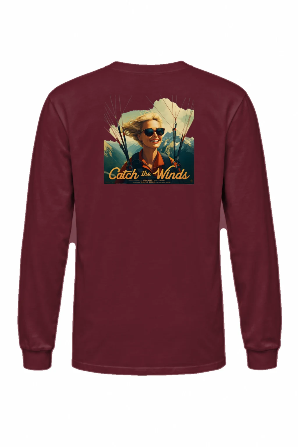 "Catch The Winds" Unisex Longsleeve T-shirt | Gildan 2400