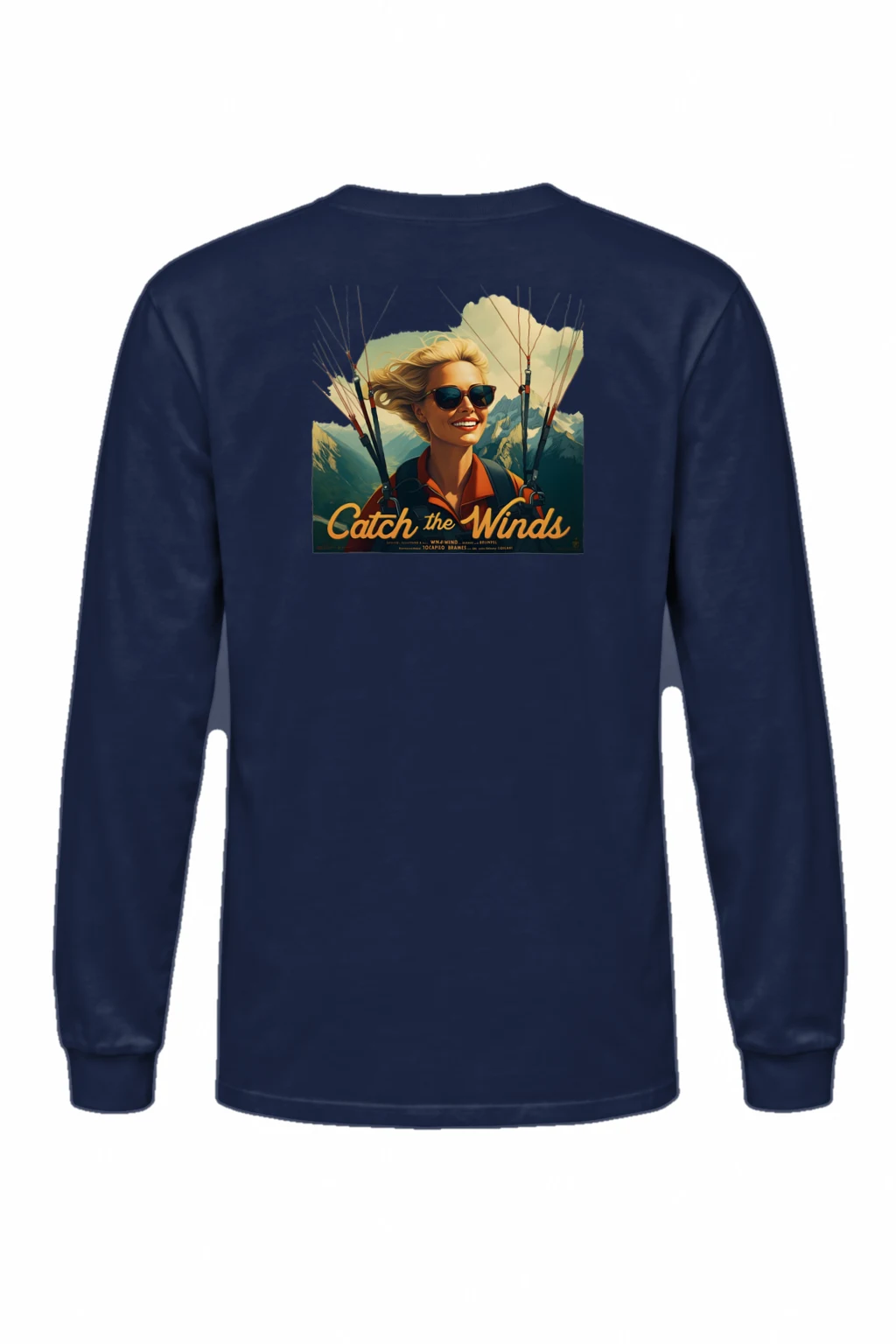 "Catch The Winds" Unisex Longsleeve T-shirt | Gildan 2400