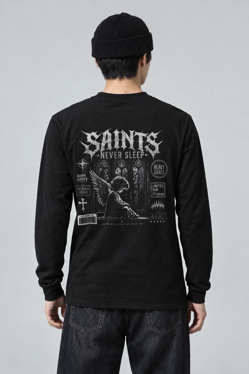 "Cathedral Gargoyle" Unisex Longsleeve T-shirt | Gildan 2400