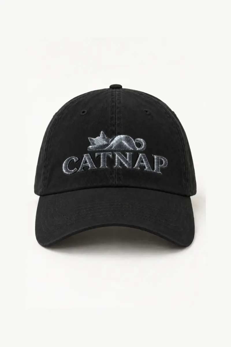 "Catnap Cap" Classic Dad Hat · Embroidered | Yupoong 6245CM