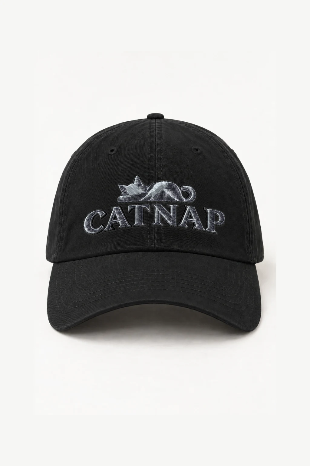 "Catnap Cap" Classic Dad Hat · Embroidered | Yupoong 6245CM
