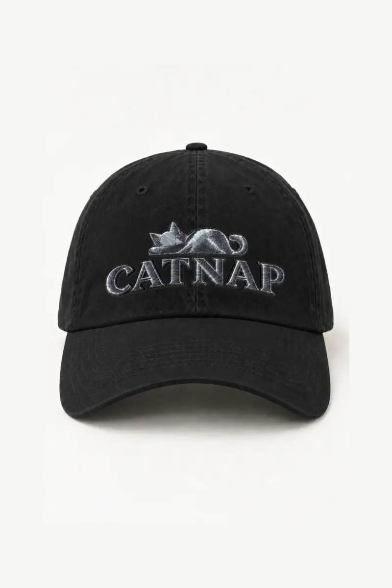 "Catnap Cap" Classic Dad Hat · Embroidered | Yupoong 6245CM