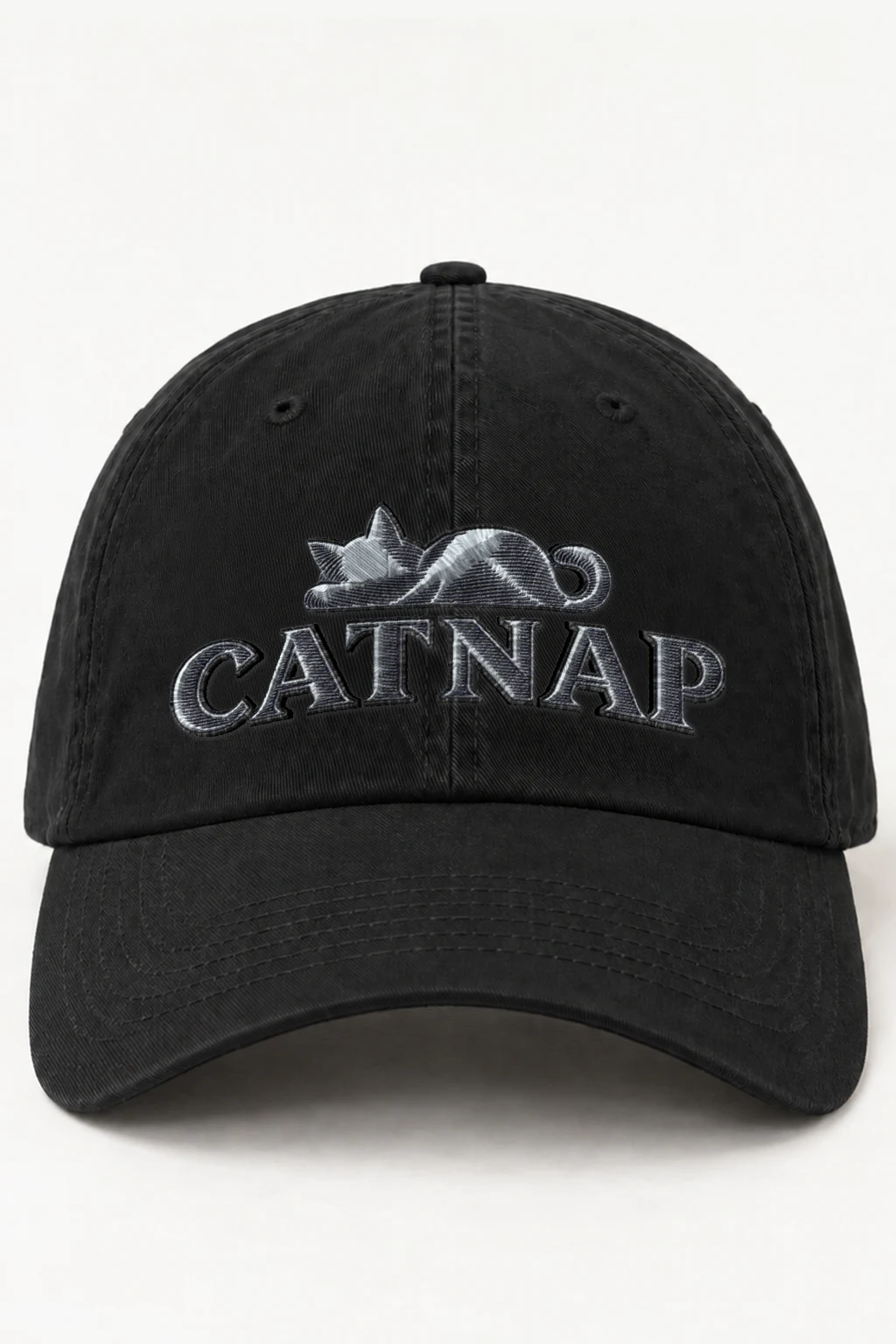 "Catnap Cap" Classic Dad Hat · Embroidered | Yupoong 6245CM