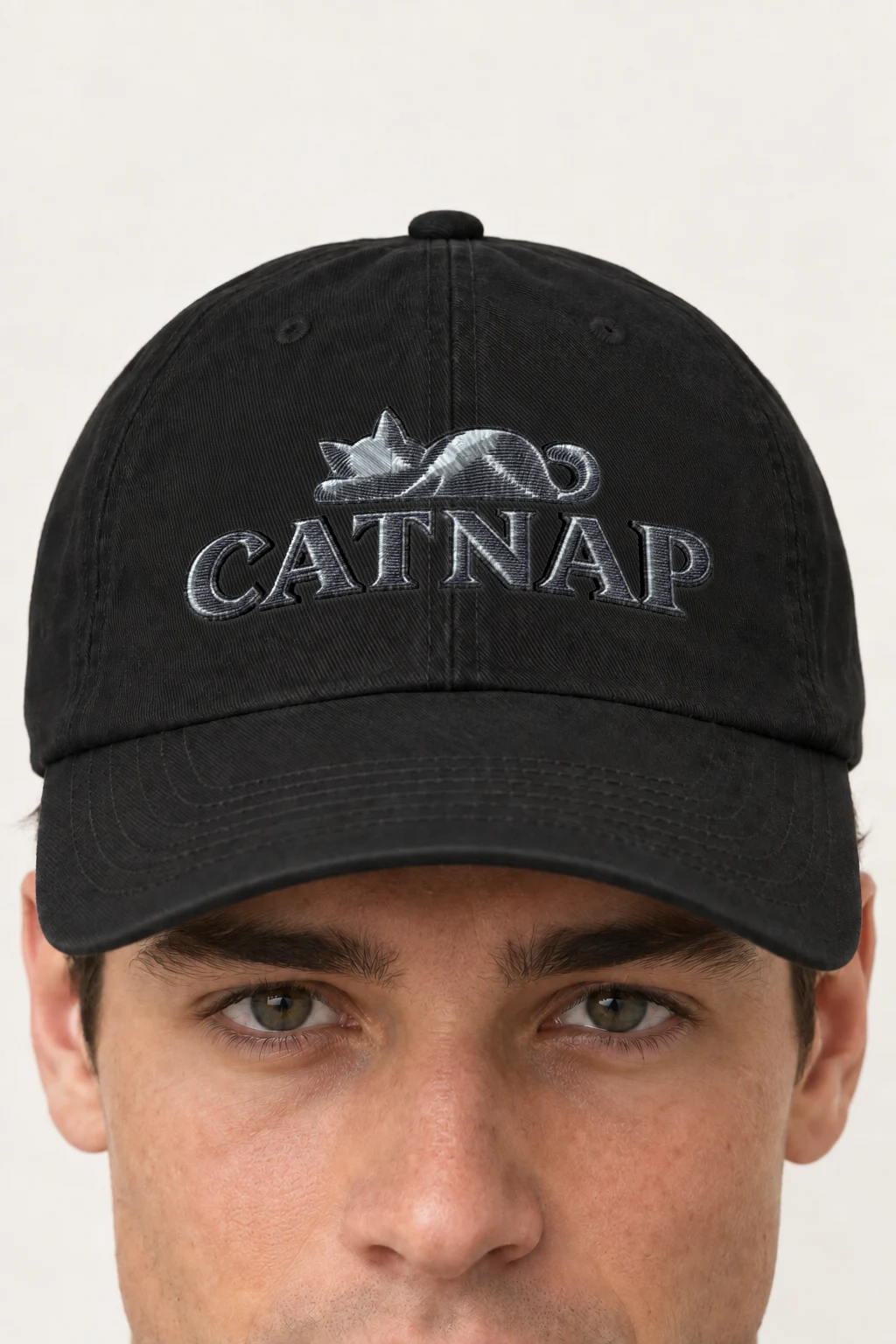"Catnap Cap" Classic Dad Hat · Embroidered | Yupoong 6245CM