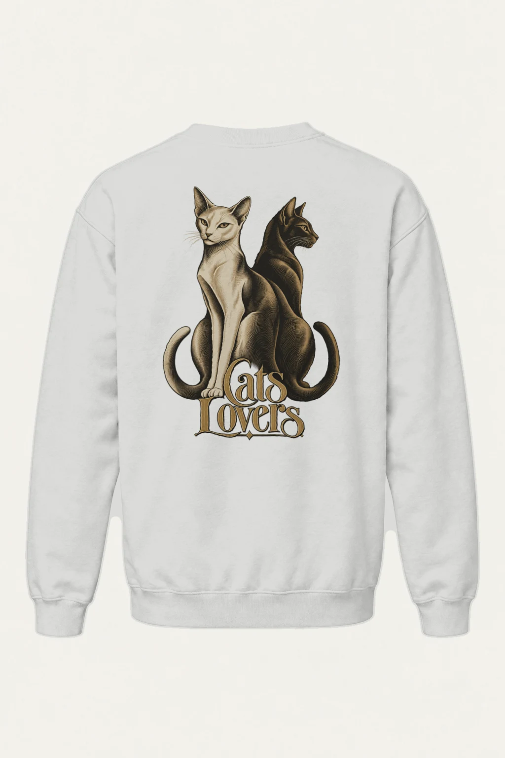 "Cats Lovers" Heavy Blend Unisex Crewneck Sweatshirt | Gildan 18000