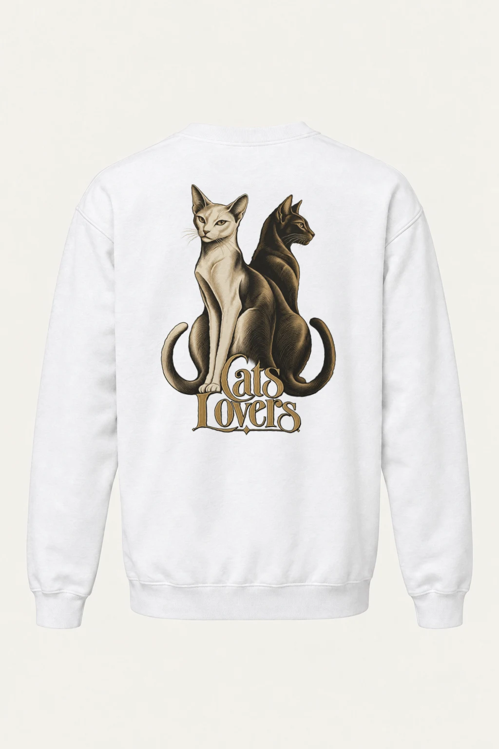 "Cats Lovers" Heavy Blend Unisex Crewneck Sweatshirt | Gildan 18000