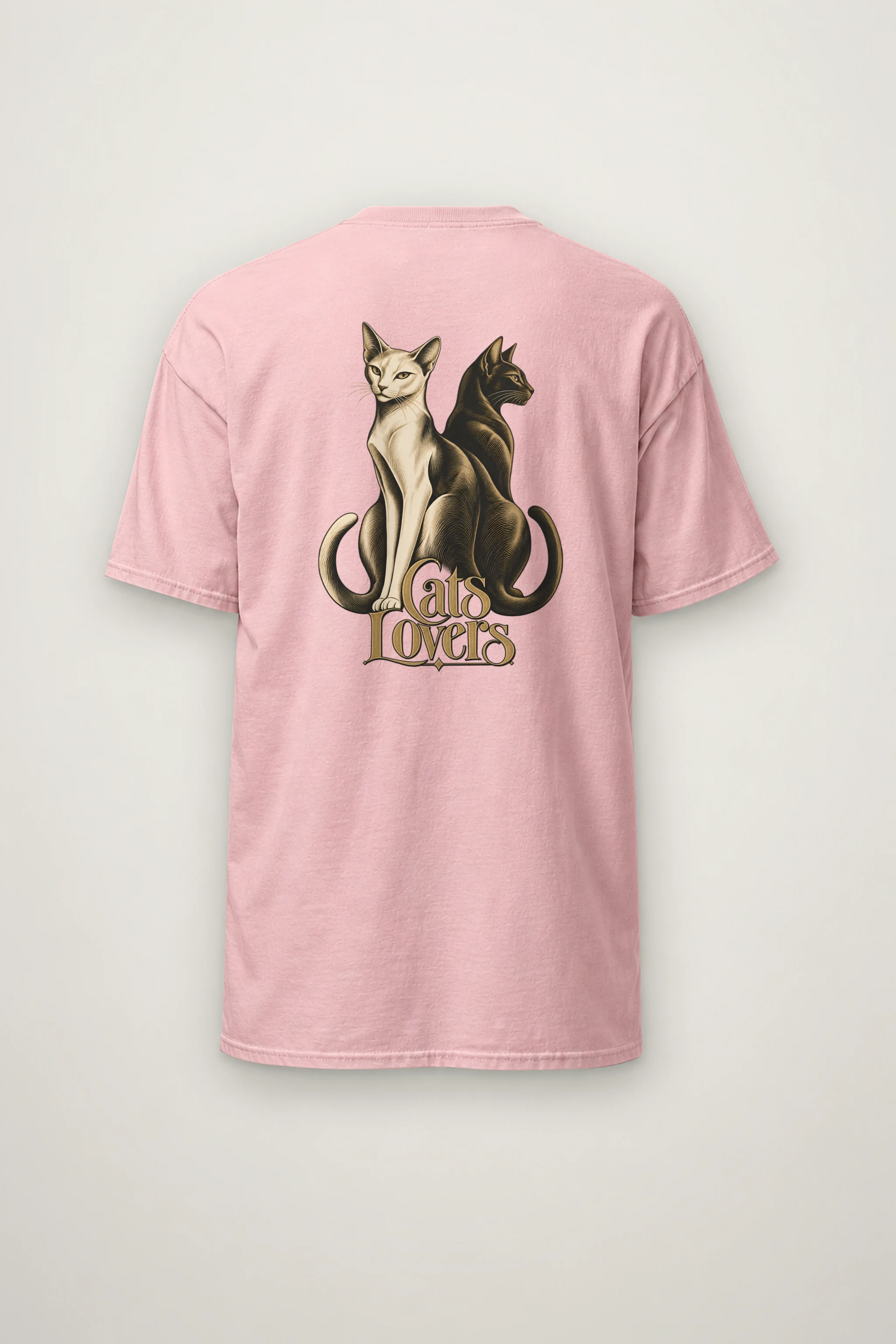 "Cats Lovers" Heavyweight Unisex Crewneck T-shirt