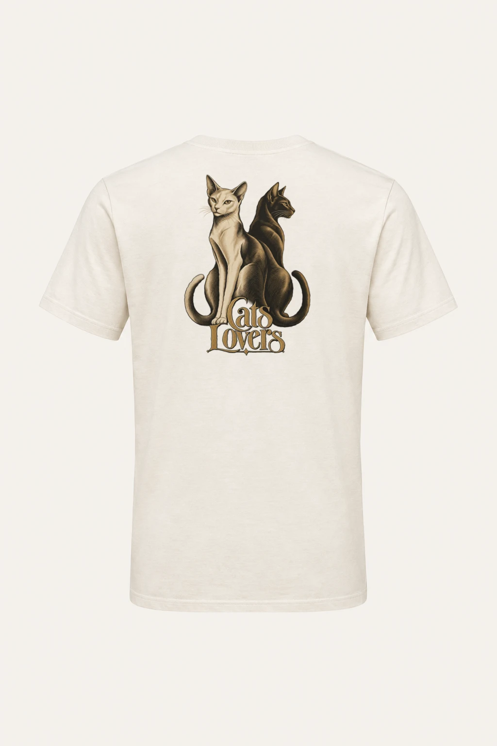 "Cats Lovers" Heavyweight Unisex Crewneck T-shirt | Gildan 5000