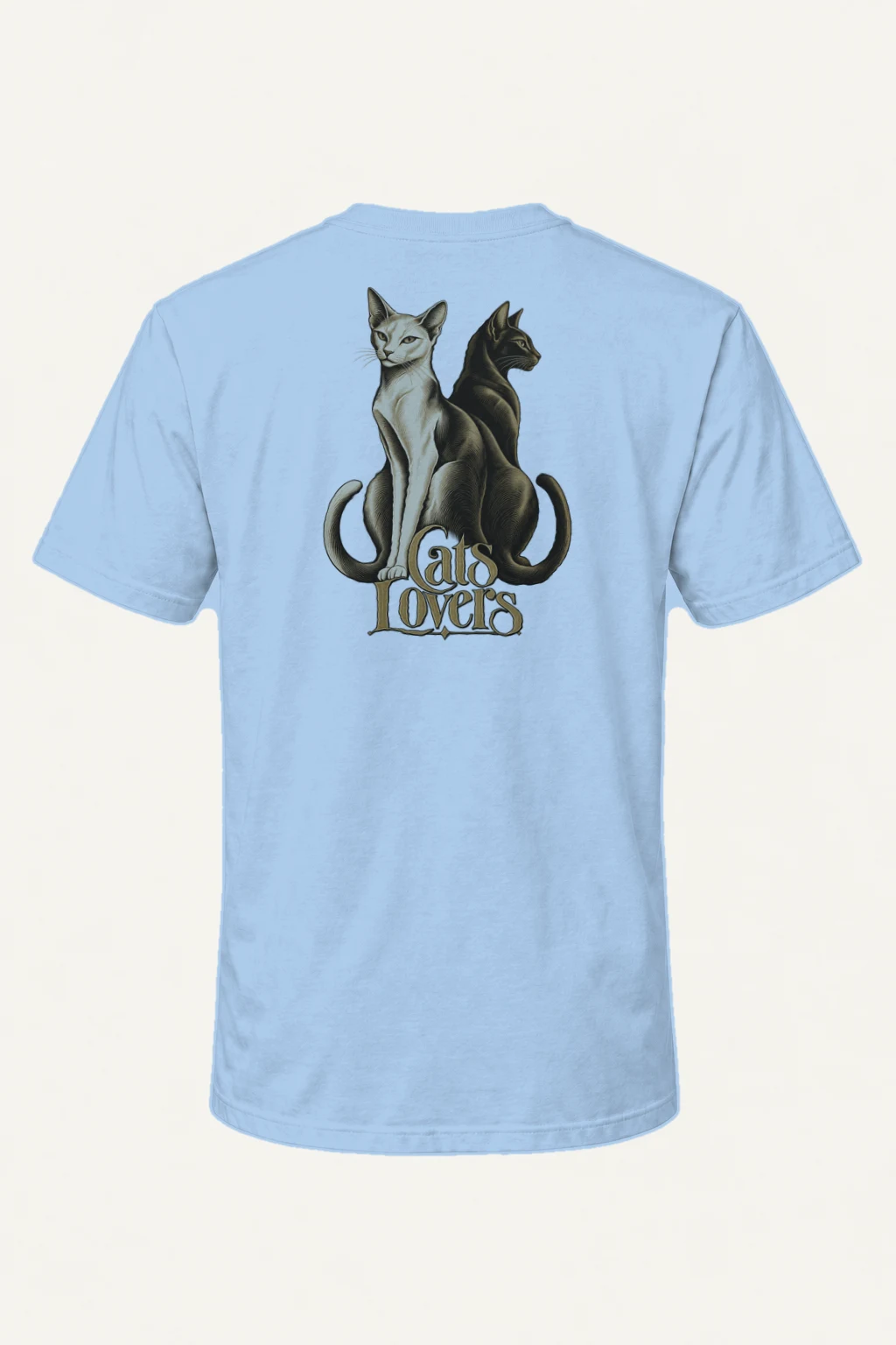 "Cats Lovers" Heavyweight Unisex Crewneck T-shirt | Gildan 5000