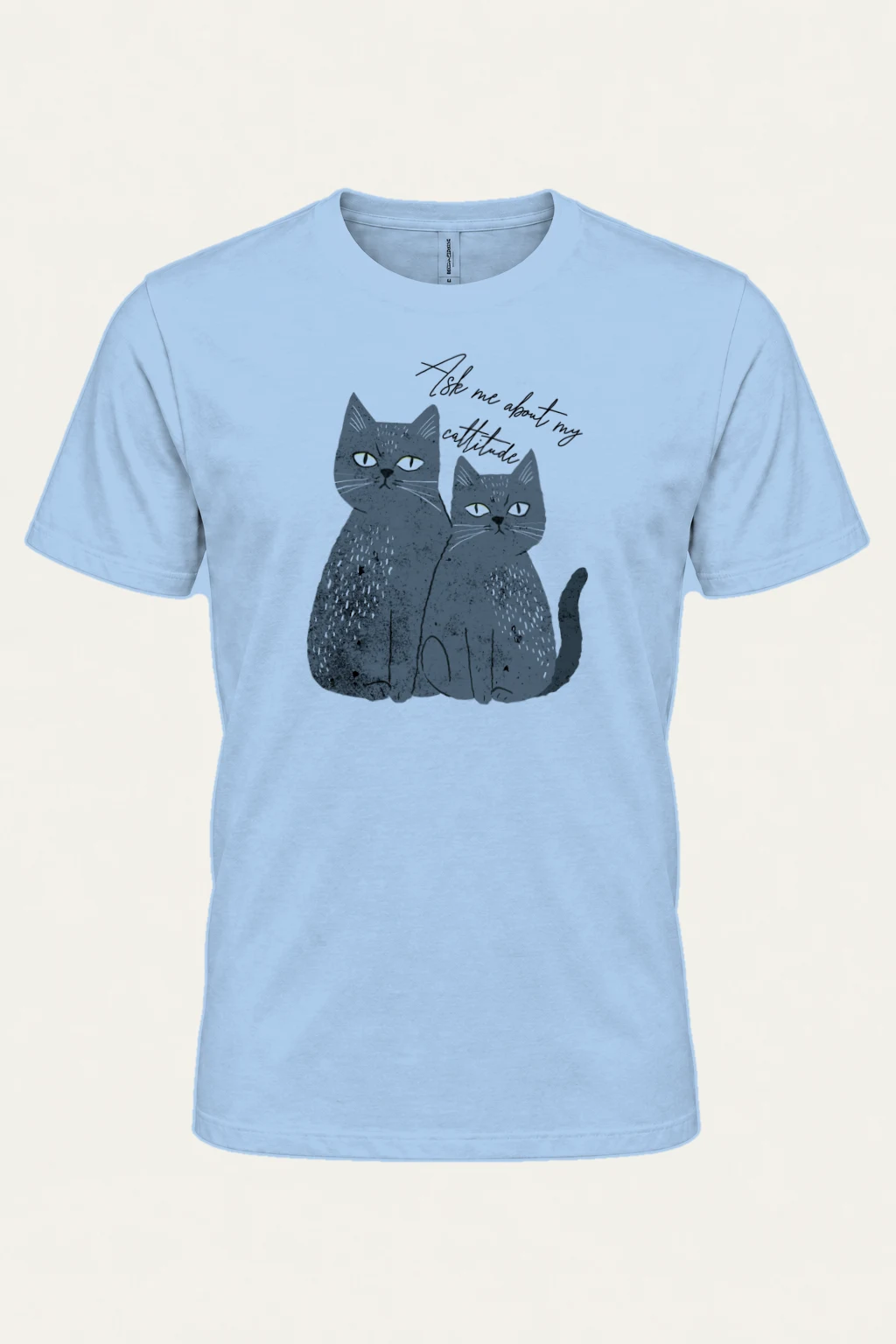 "Cattitude Cats" Heavyweight Unisex Crewneck T-shirt | Gildan 5000