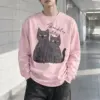"Cattitude" Unisex Longsleeve T-shirt | Gildan 2400