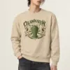 "Crane and Celadon Motif" Heavy Blend Unisex Crewneck Sweatshirt