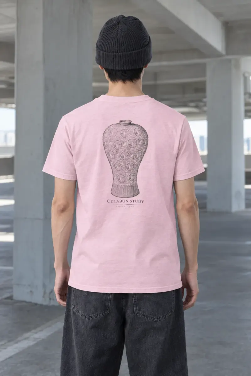 "Celadon Study" Heavyweight Unisex Crewneck T-shirt