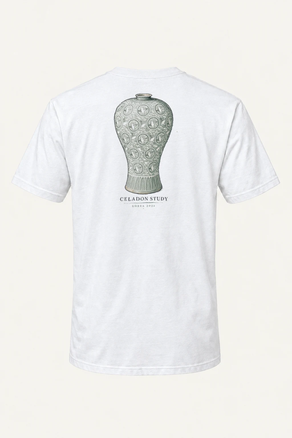 "Celadon Study" Heavyweight Unisex Crewneck T-shirt | Gildan 5000