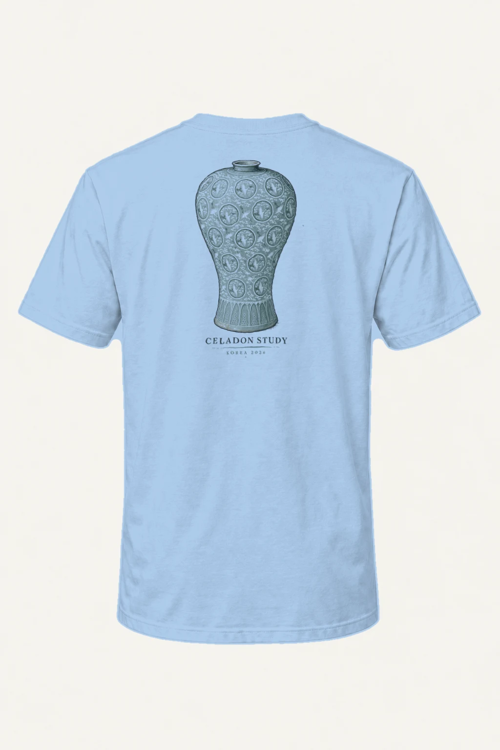 "Celadon Study" Heavyweight Unisex Crewneck T-shirt | Gildan 5000