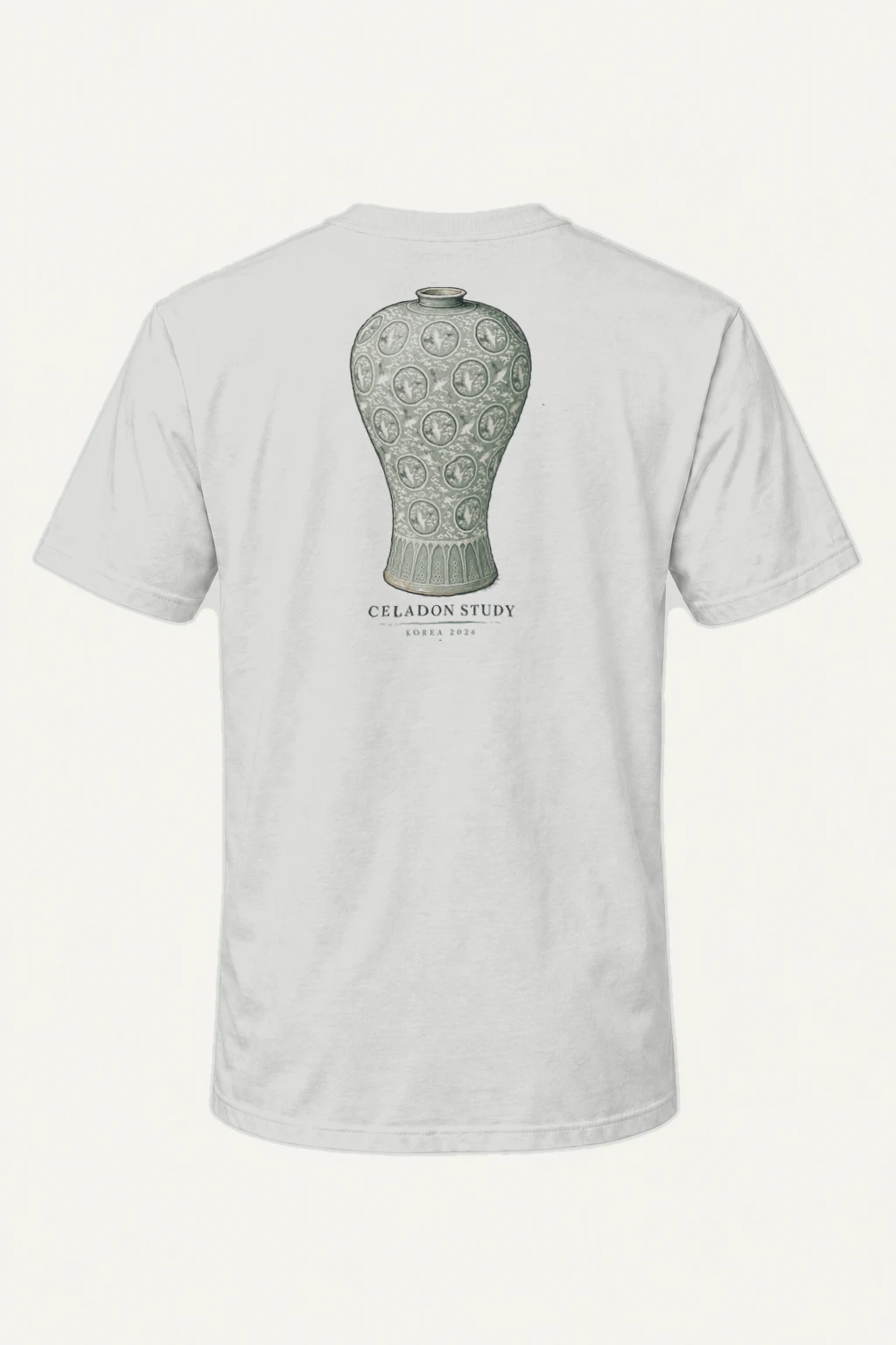 "Celadon Study" Heavyweight Unisex Crewneck T-shirt | Gildan 5000