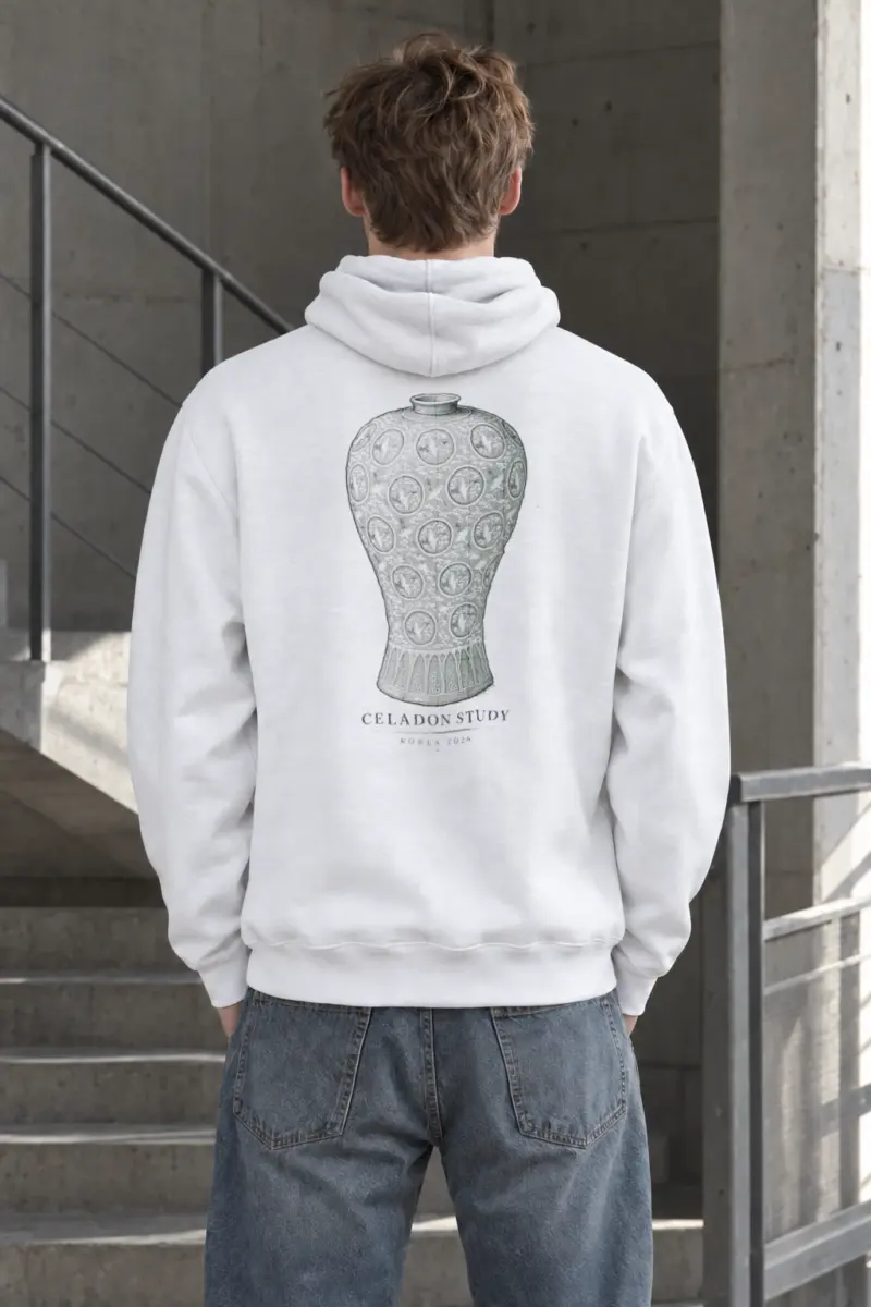 "Celadon Study Korea" Heavy Blend Unisex Pullover Hoodie