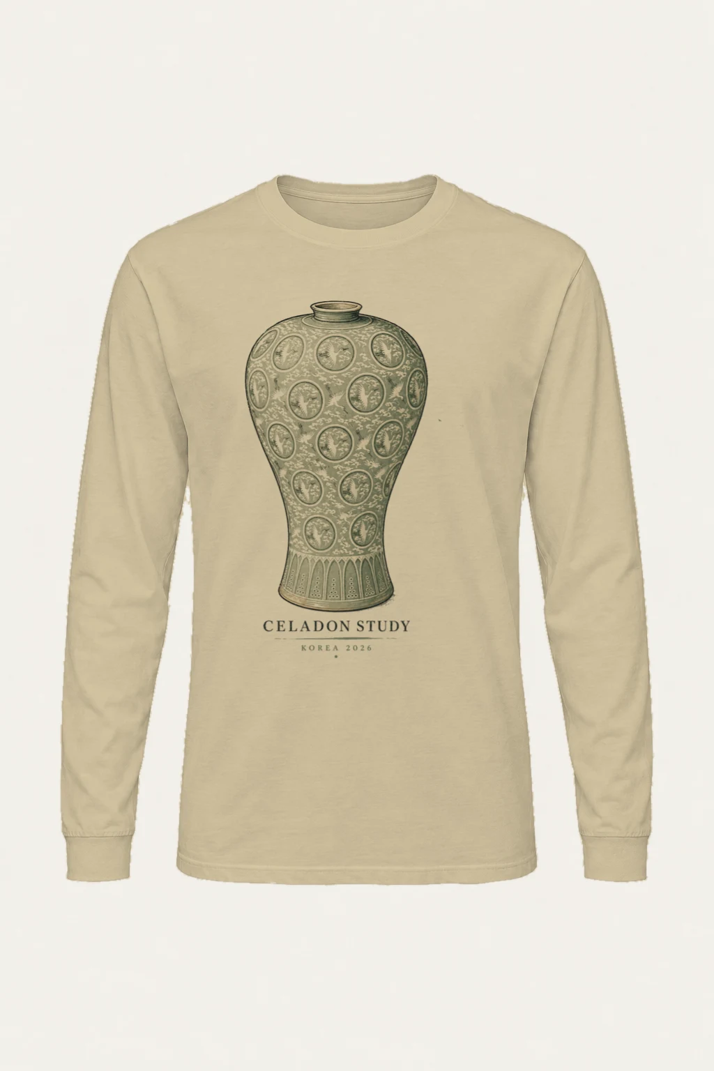 "Celadon Study Korea" Unisex Longsleeve T-shirt | Gildan 2400