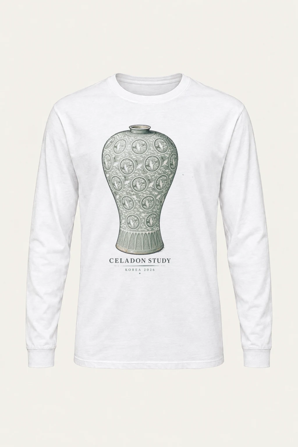 "Celadon Study Korea" Unisex Longsleeve T-shirt | Gildan 2400