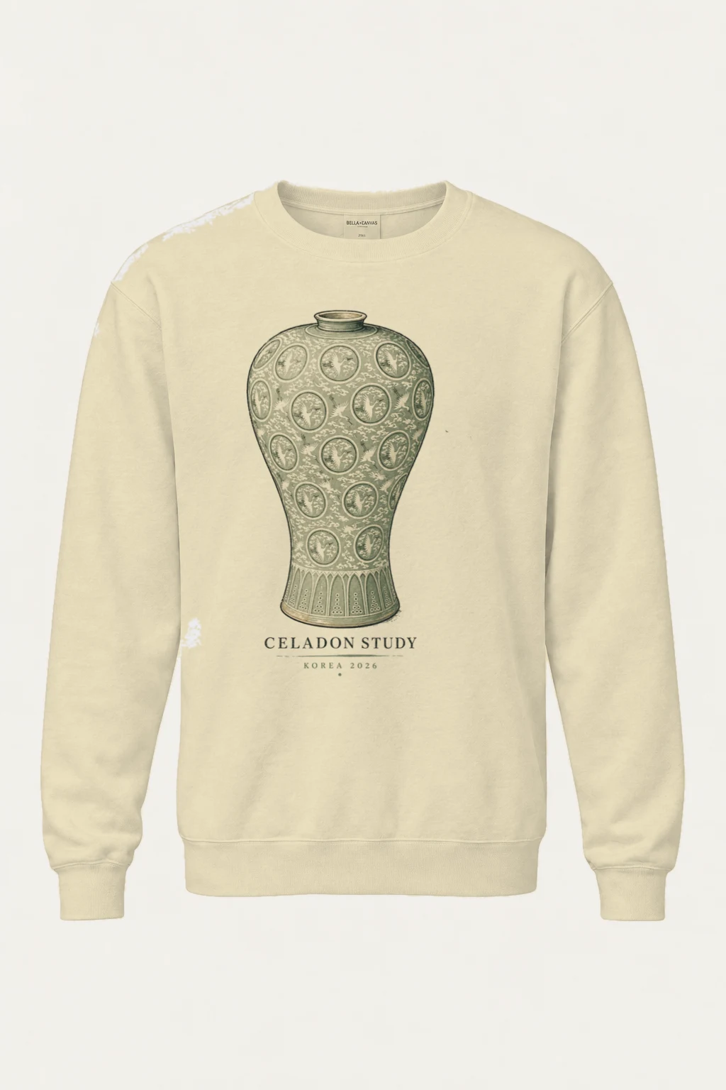 "Celadon Study" Unisex Sponge Fleece Crewneck Sweatshirt | Bella + Canvas 3901