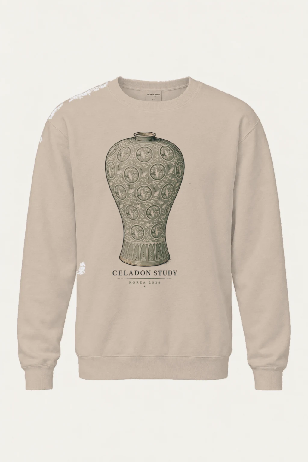 "Celadon Study" Unisex Sponge Fleece Crewneck Sweatshirt | Bella + Canvas 3901