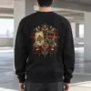 "Celestial Card Roses" Heavy Blend Unisex Crewneck Sweatshirt | Gildan 18000
