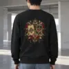 "Celestial Card Roses" Heavy Blend Unisex Crewneck Sweatshirt