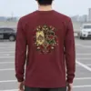 "Celestial Card Roses" Unisex Longsleeve T-shirt