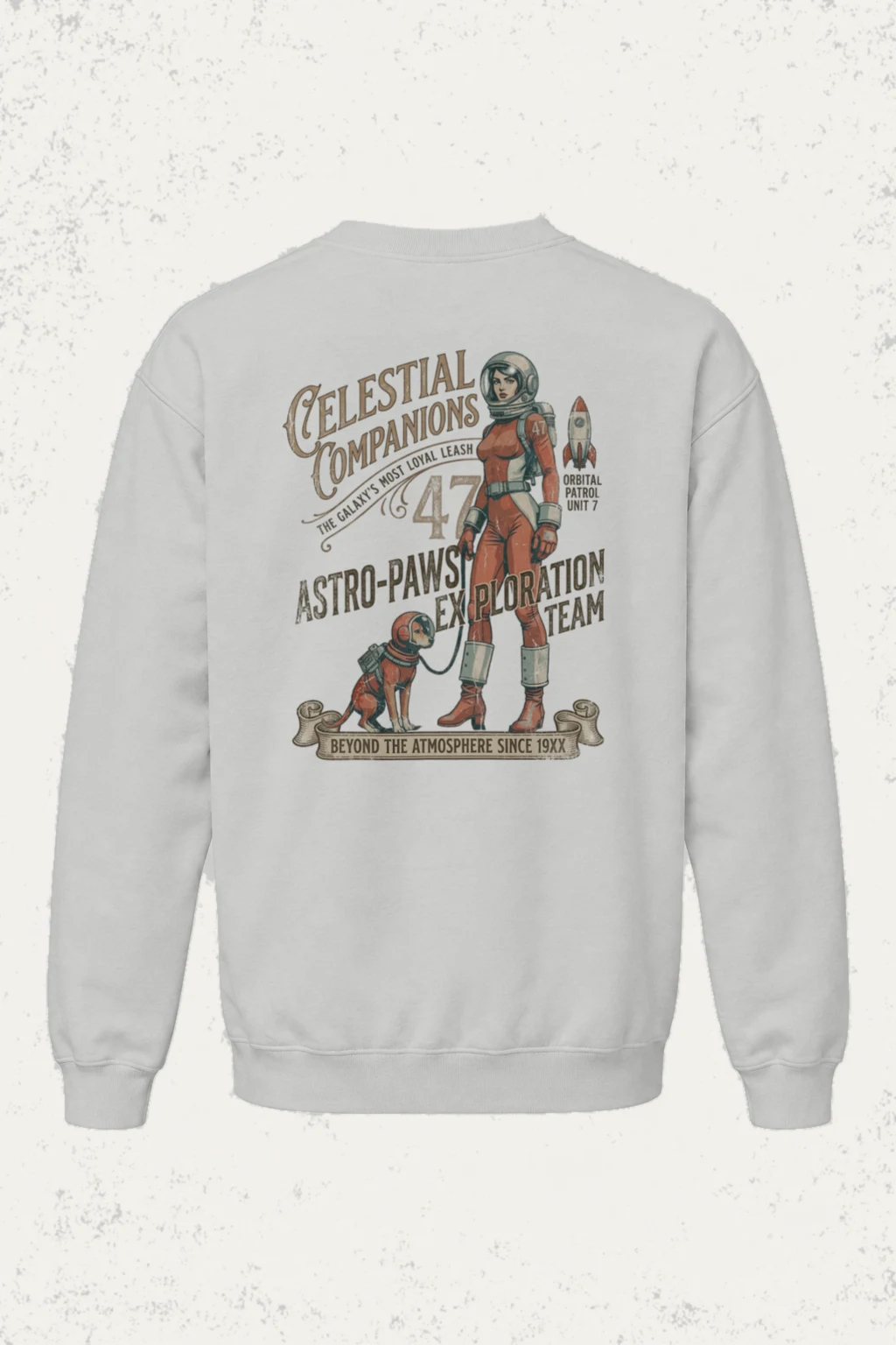 "Celestial Companions" Heavy Blend Unisex Crewneck Sweatshirt | Gildan 18000