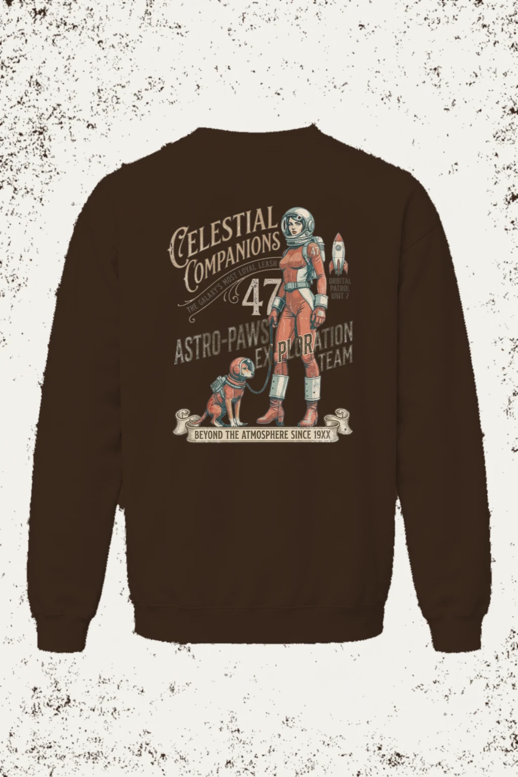 "Celestial Companions" Heavy Blend Unisex Crewneck Sweatshirt | Gildan 18000