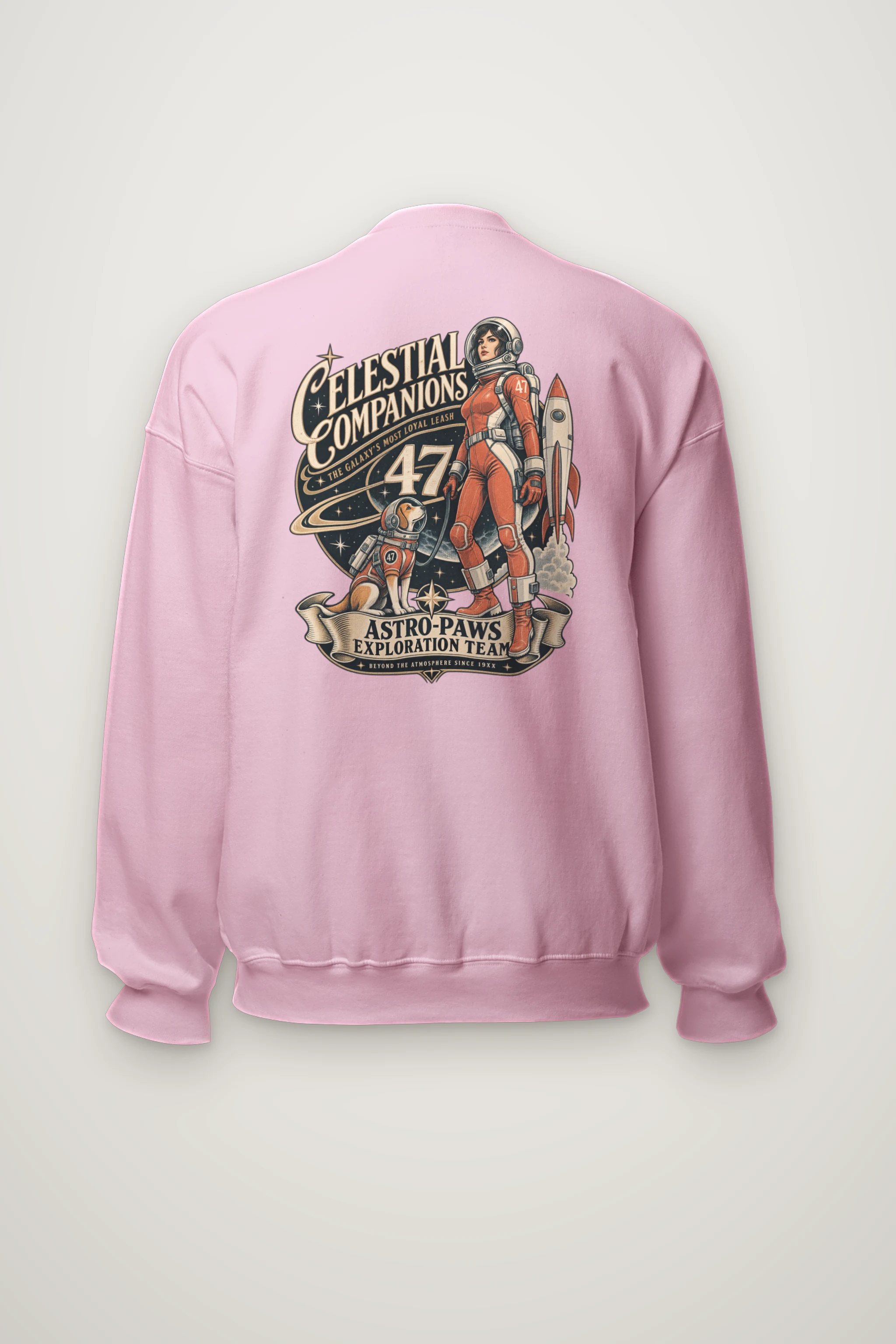 "Celestial Companions" Heavy Blend Unisex Crewneck Sweatshirt