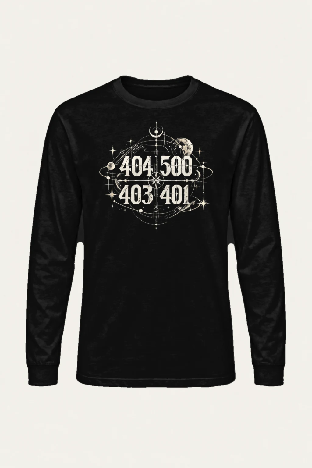 "Celestial Coordinates" Unisex Longsleeve T-shirt | Gildan 2400