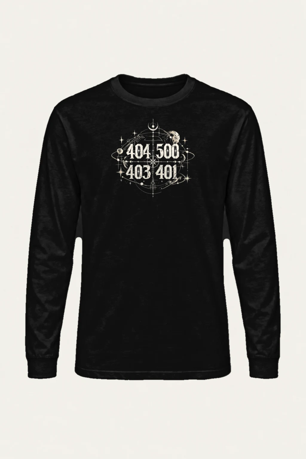 "Celestial Coordinates" Unisex Longsleeve T-shirt | Gildan 2400