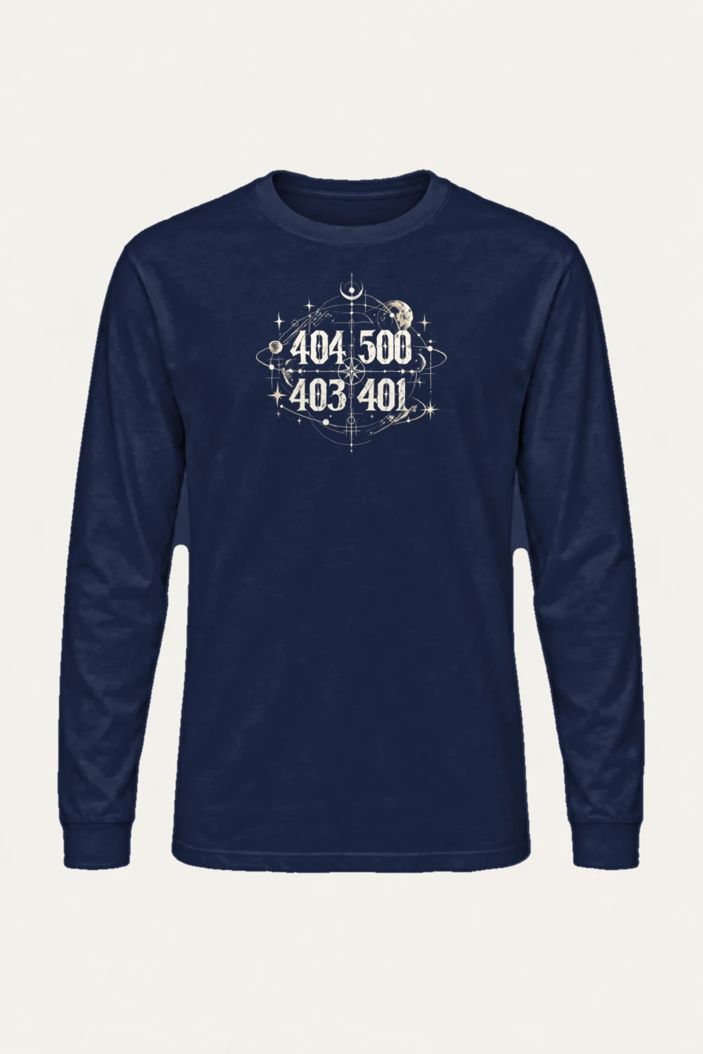 "Celestial Coordinates" Unisex Longsleeve T-shirt | Gildan 2400