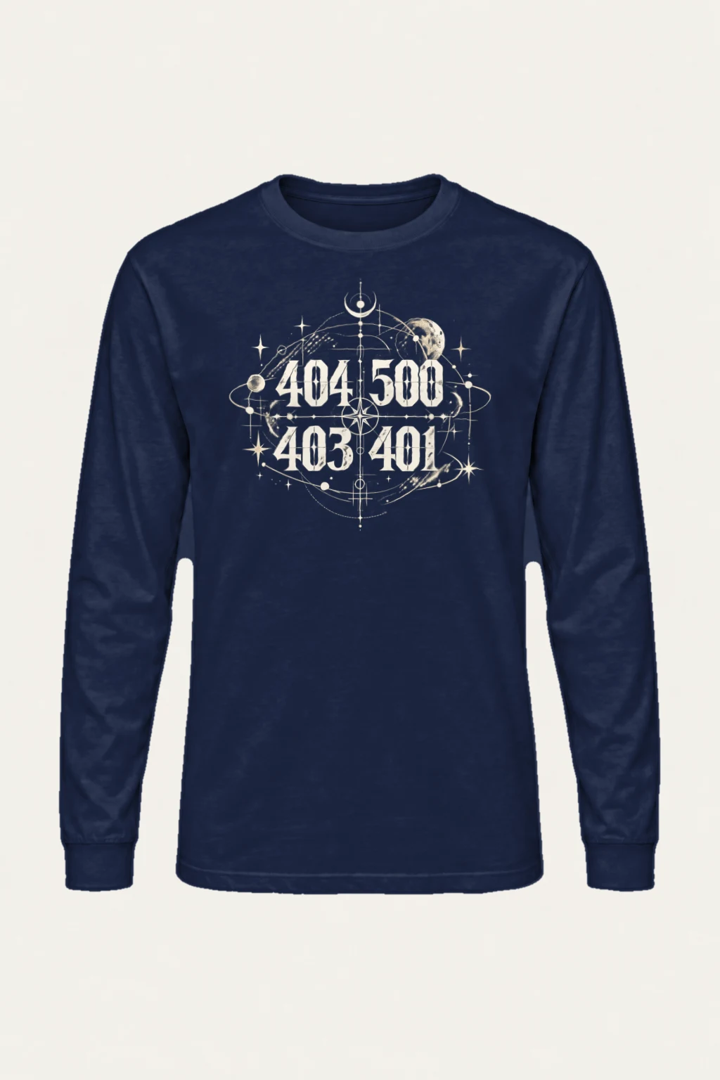 "Celestial Coordinates" Unisex Longsleeve T-shirt | Gildan 2400