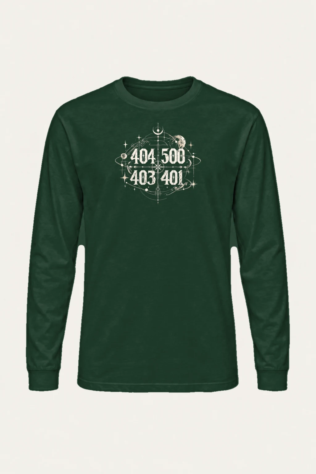 "Celestial Coordinates" Unisex Longsleeve T-shirt | Gildan 2400