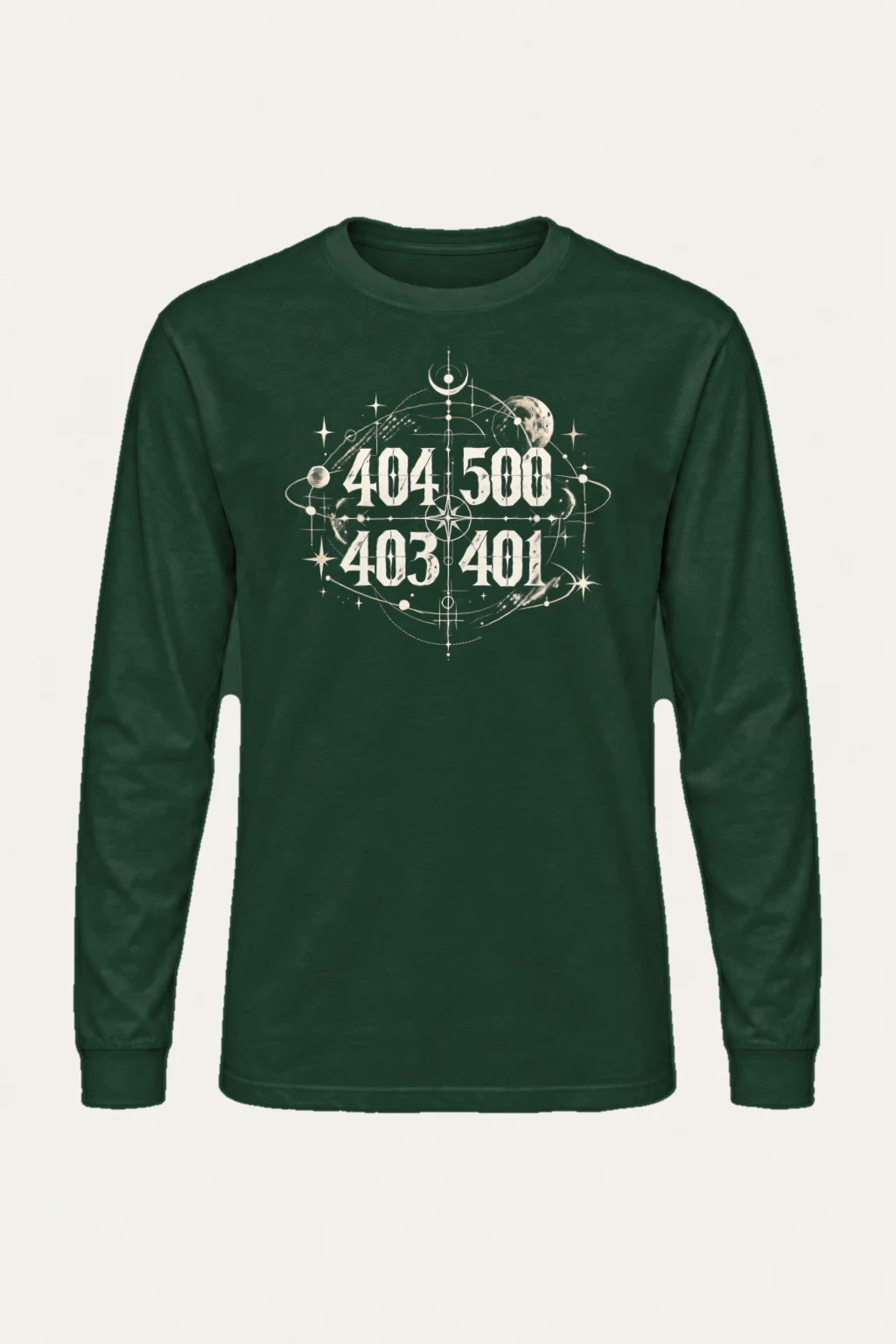 "Celestial Coordinates" Unisex Longsleeve T-shirt | Gildan 2400