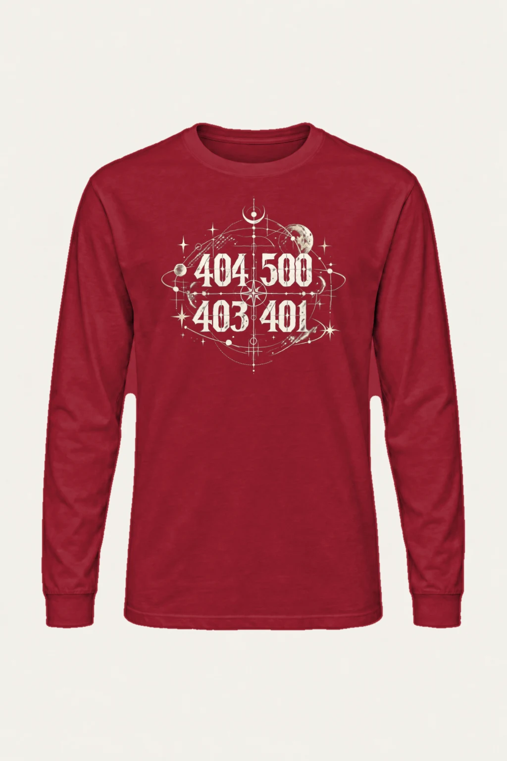 "Celestial Coordinates" Unisex Longsleeve T-shirt | Gildan 2400