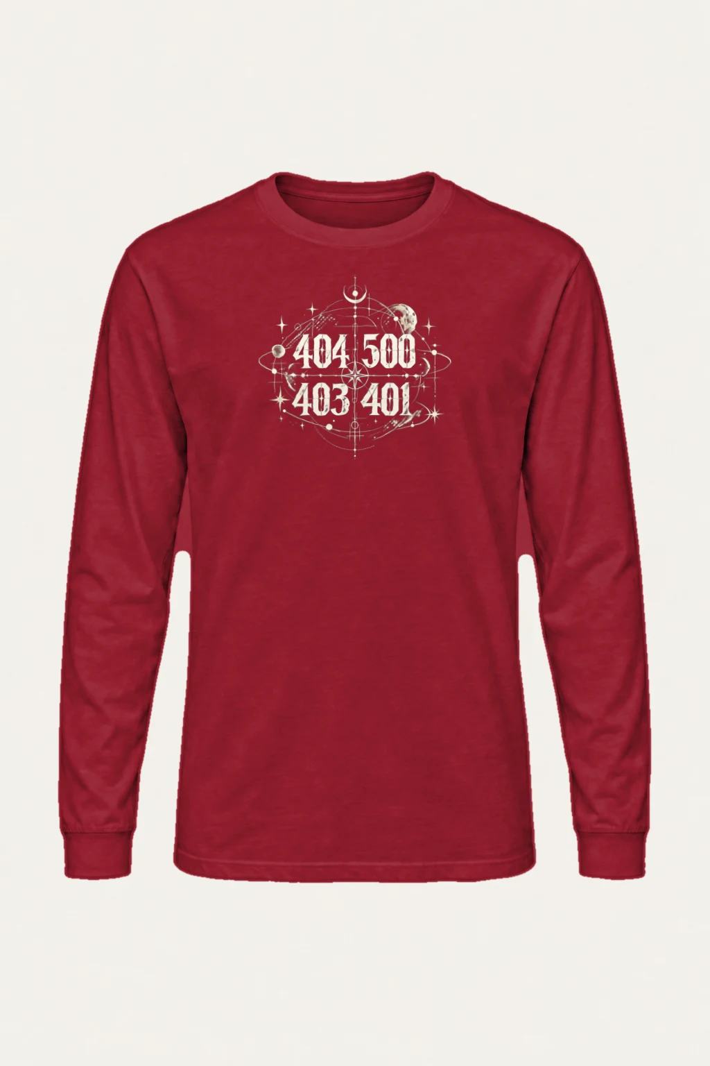 "Celestial Coordinates" Unisex Longsleeve T-shirt | Gildan 2400
