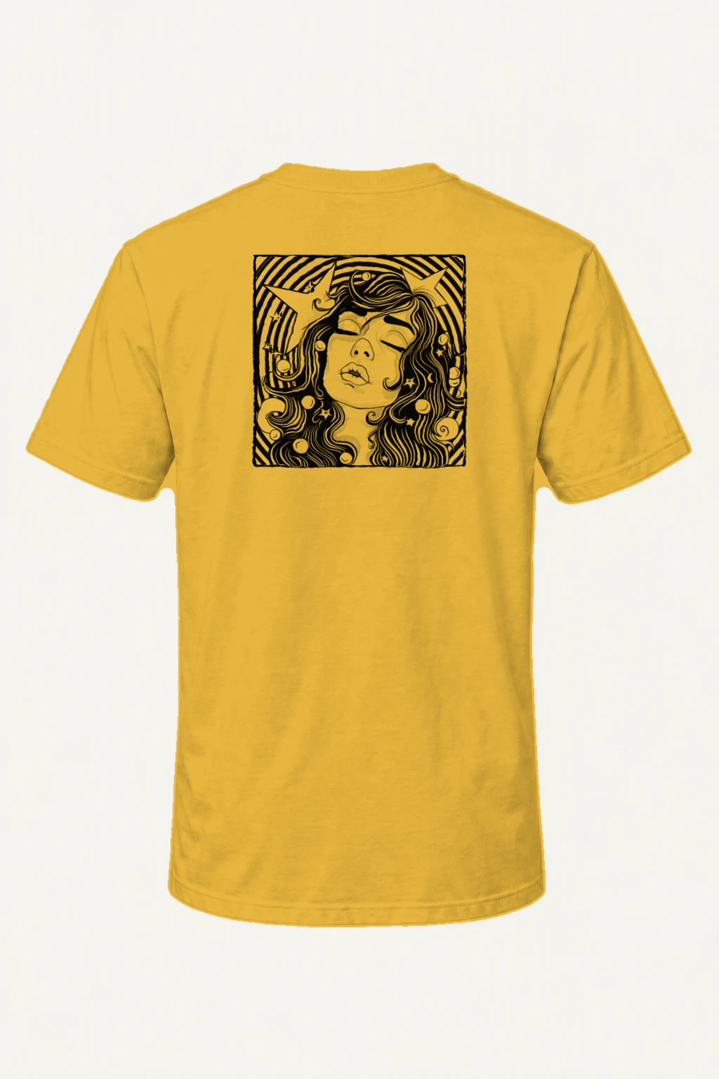 "Celestial Dreamflow" Heavyweight Unisex Crewneck T-shirt | Gildan 5000