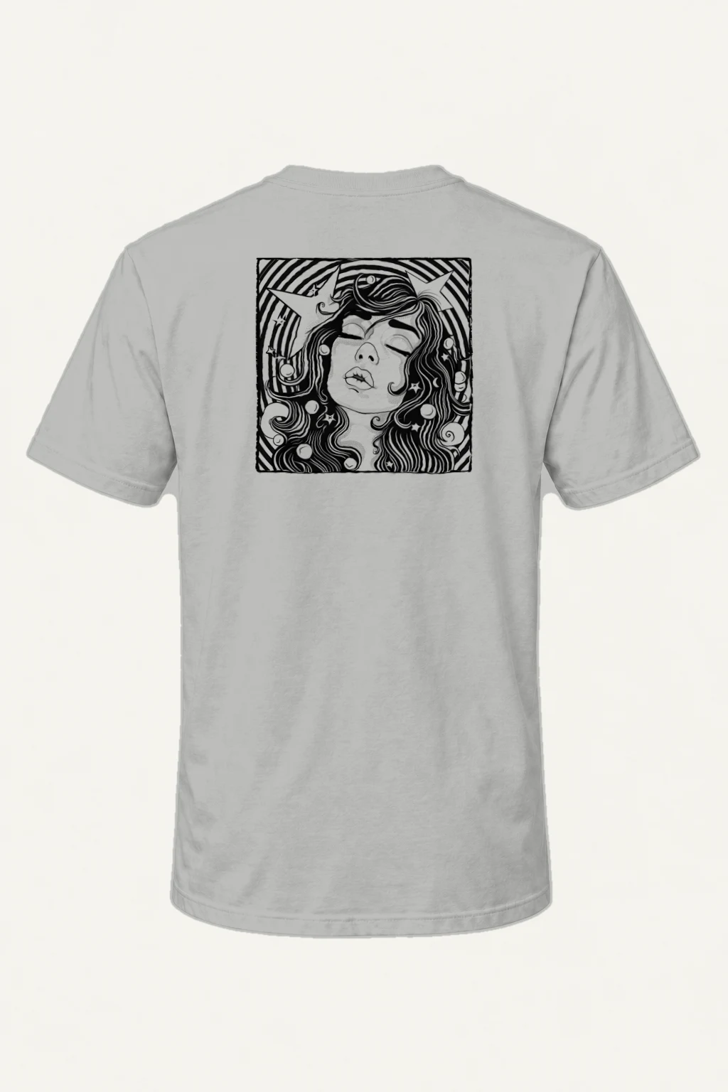 "Celestial Dreamflow" Heavyweight Unisex Crewneck T-shirt | Gildan 5000