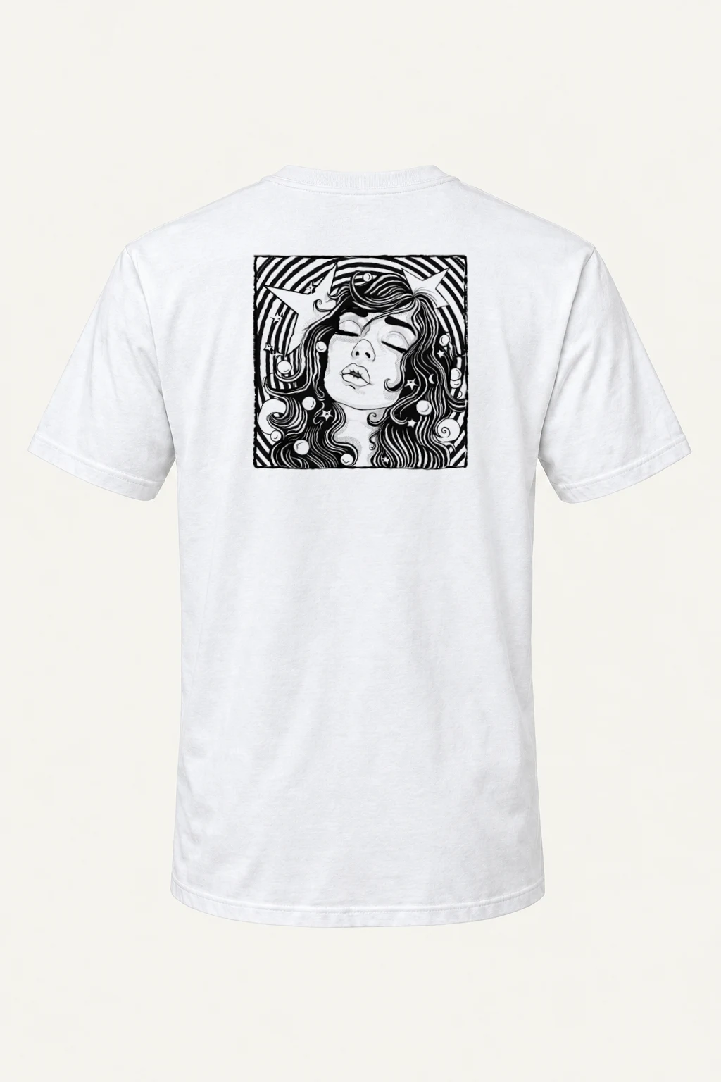 "Celestial Dreamflow" Heavyweight Unisex Crewneck T-shirt | Gildan 5000