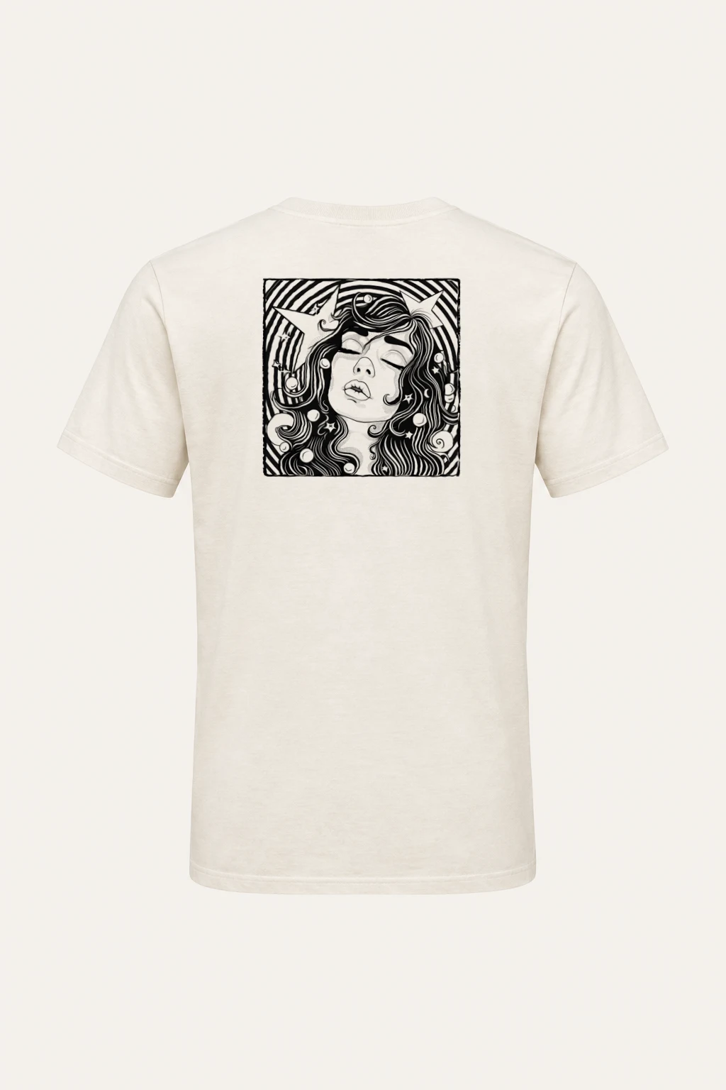 "Celestial Dreamflow" Heavyweight Unisex Crewneck T-shirt | Gildan 5000