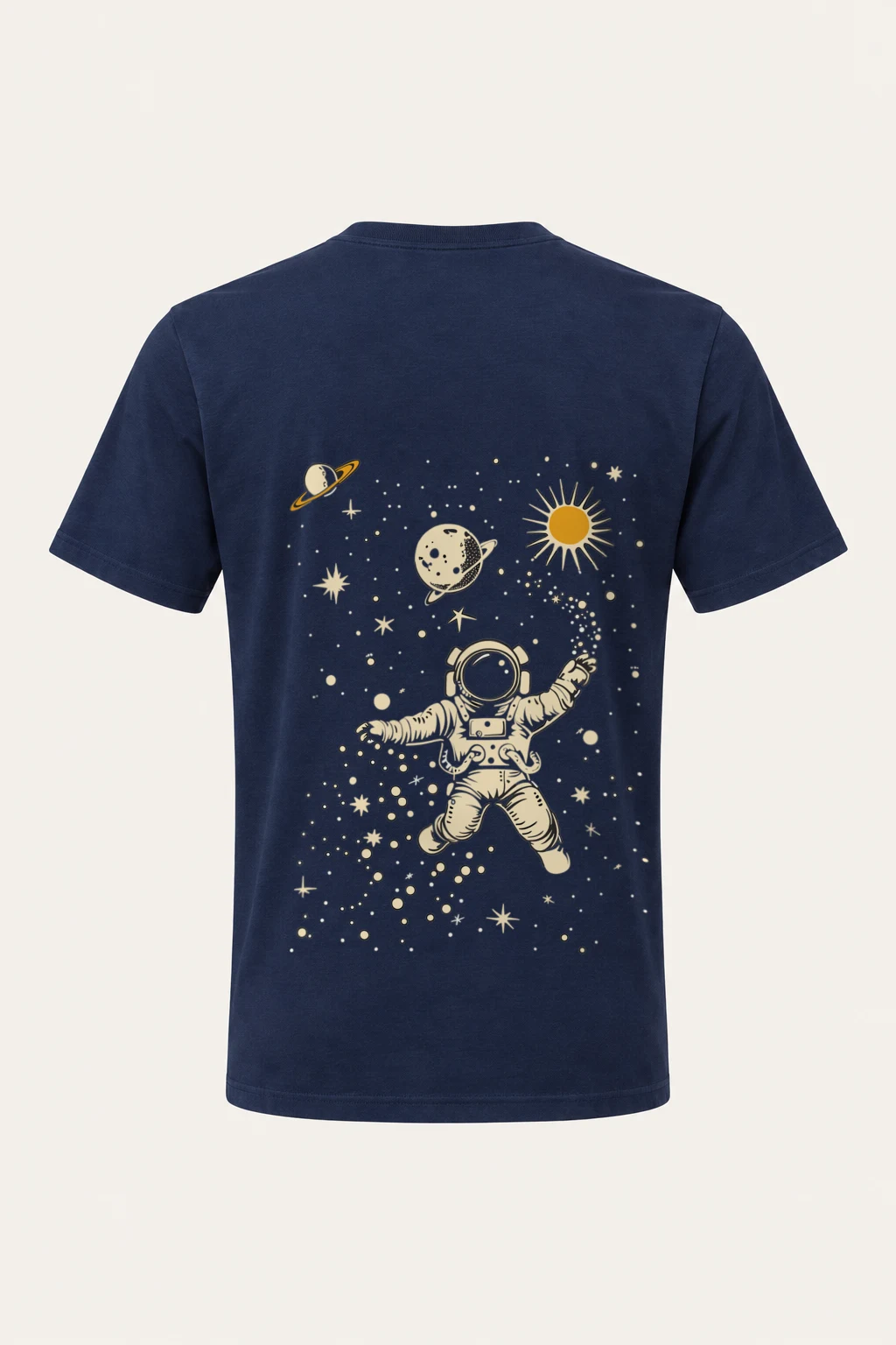 "Celestial Drifter" Heavyweight Unisex Crewneck T-shirt | Gildan 5000