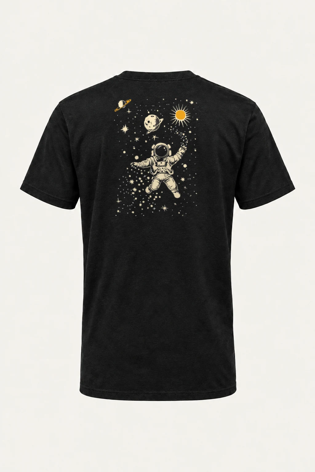 "Celestial Drifter" Heavyweight Unisex Crewneck T-shirt | Gildan 5000