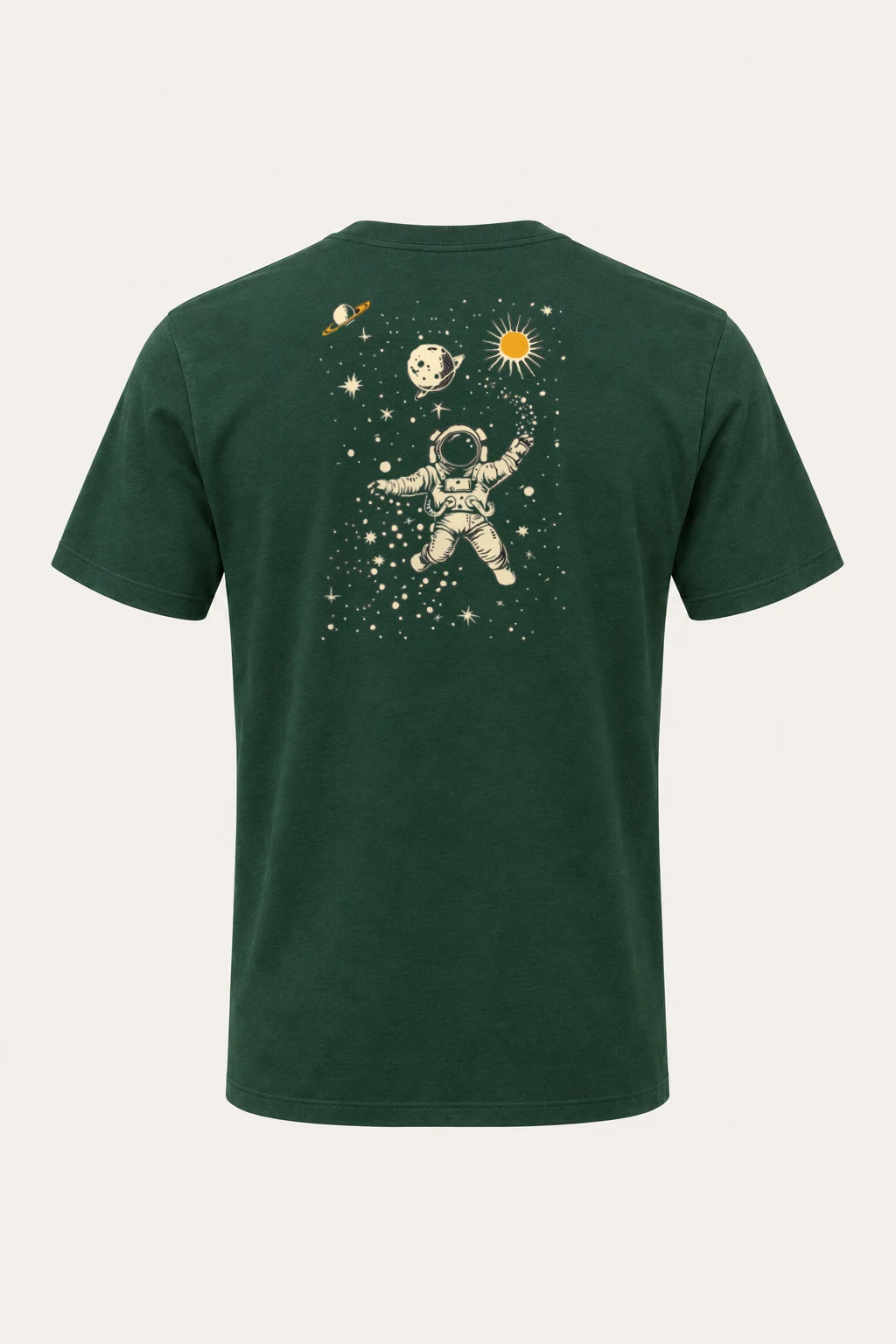 "Celestial Drifter" Heavyweight Unisex Crewneck T-shirt | Gildan 5000