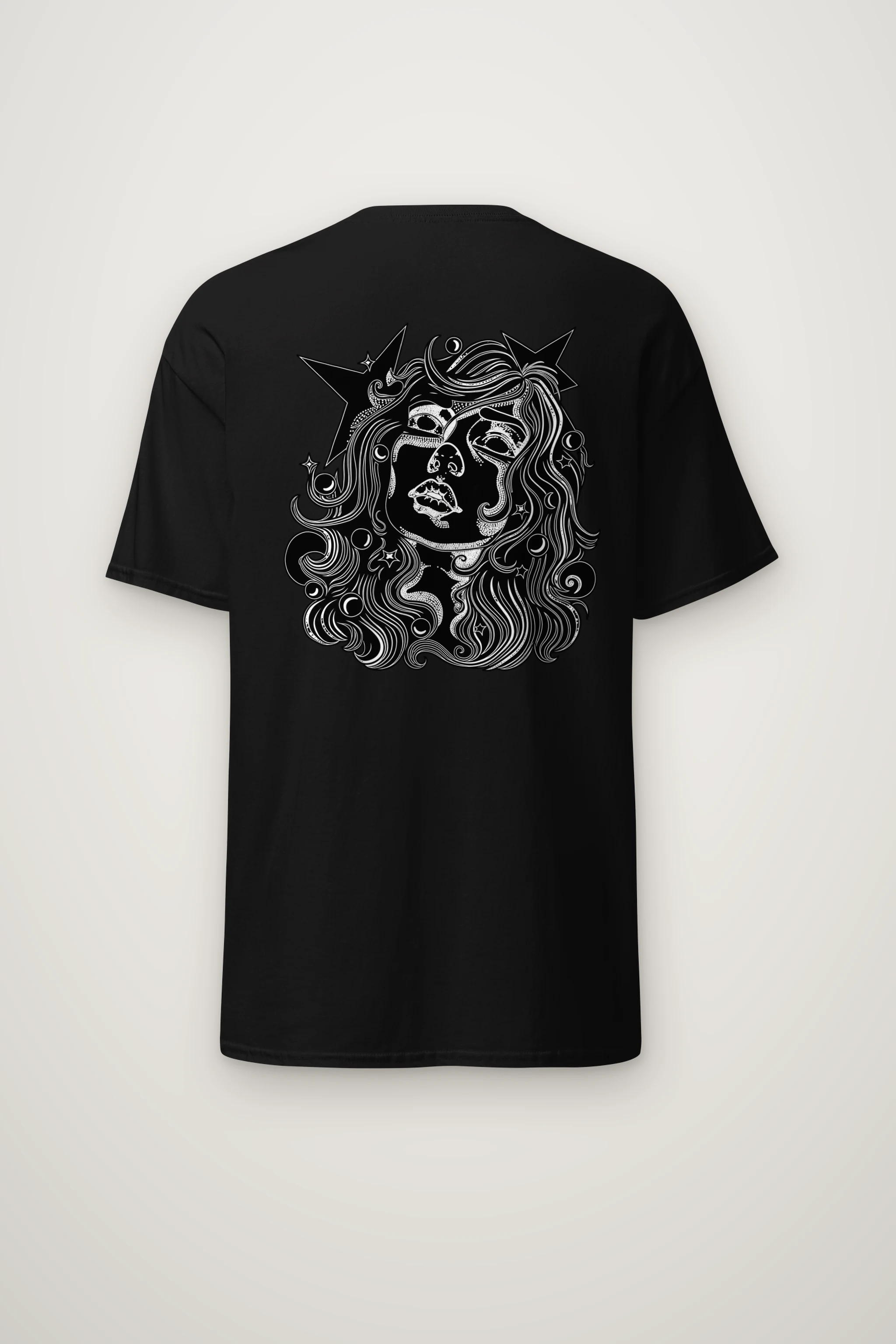 "Celestial Flow" Heavyweight Unisex Crewneck T-shirt
