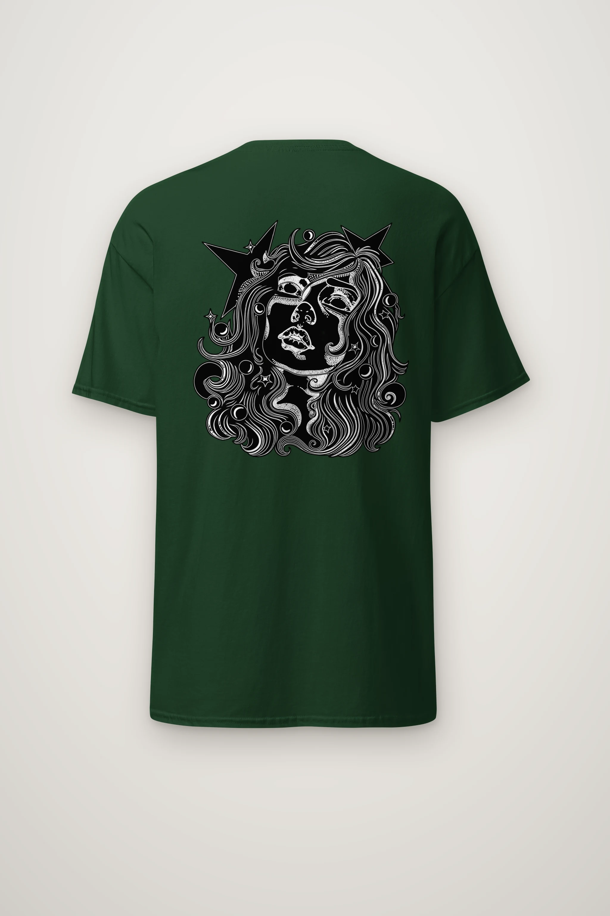"Celestial Flow" Heavyweight Unisex Crewneck T-shirt
